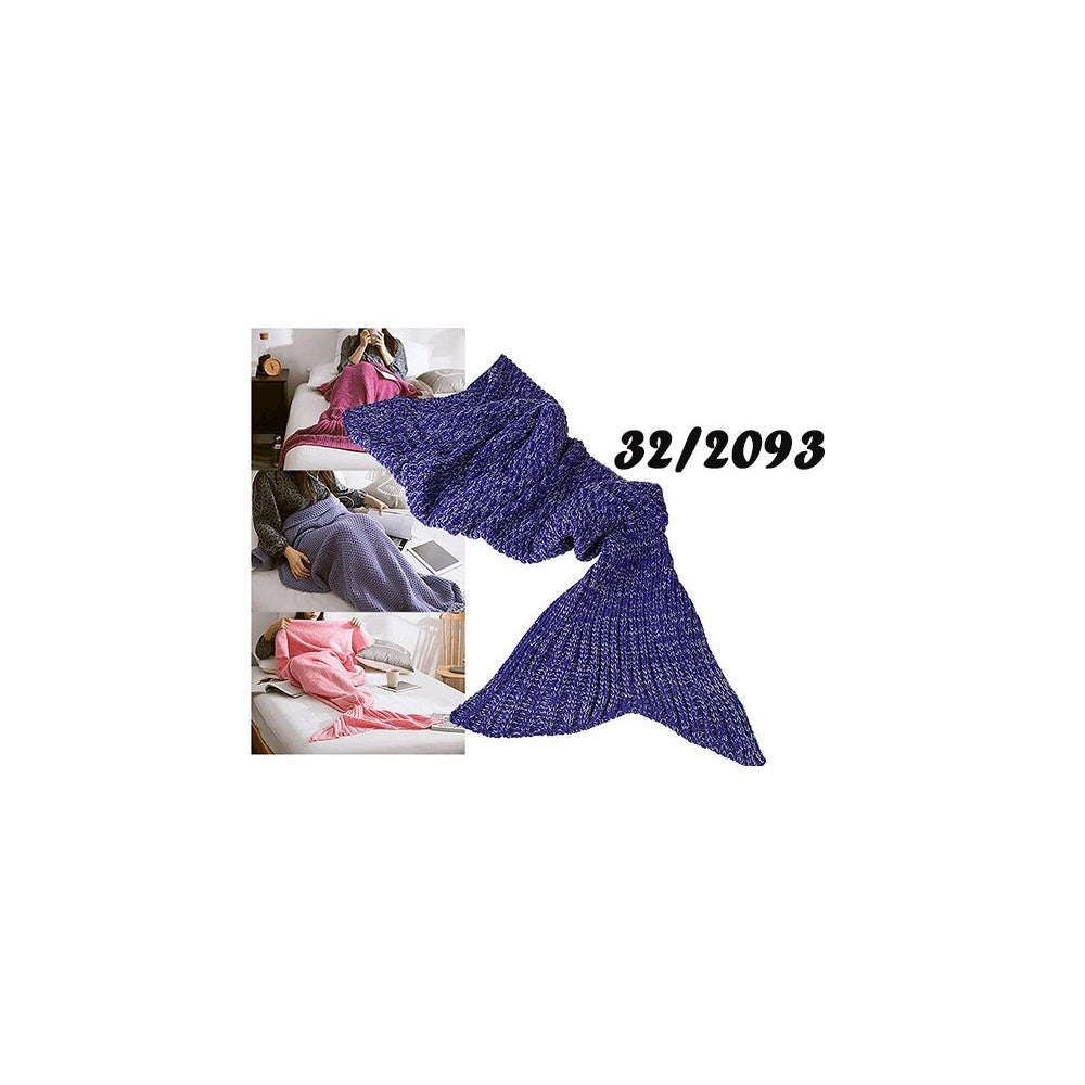 Trade Shop - Coperta A Forma Di Coda Di Sirena Vari Colori Sirenetta Riscalda Piedi Plaid -