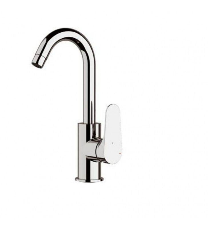 Miscelatore lavello con canna corta a u class line eco