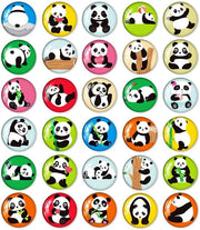 30 pezzi di magneti per frigorifero panda, magneti divertenti e grappighi per frigorifero, cucina, armadietti, classe, lavagna, ufficio, cassetti, tavolo magnetico, decorativi, regali per adulti e bambini.