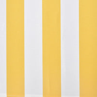 Tenda da Sole Pieghevole Motorizzata 400 cm Gialla/Bianca 275559