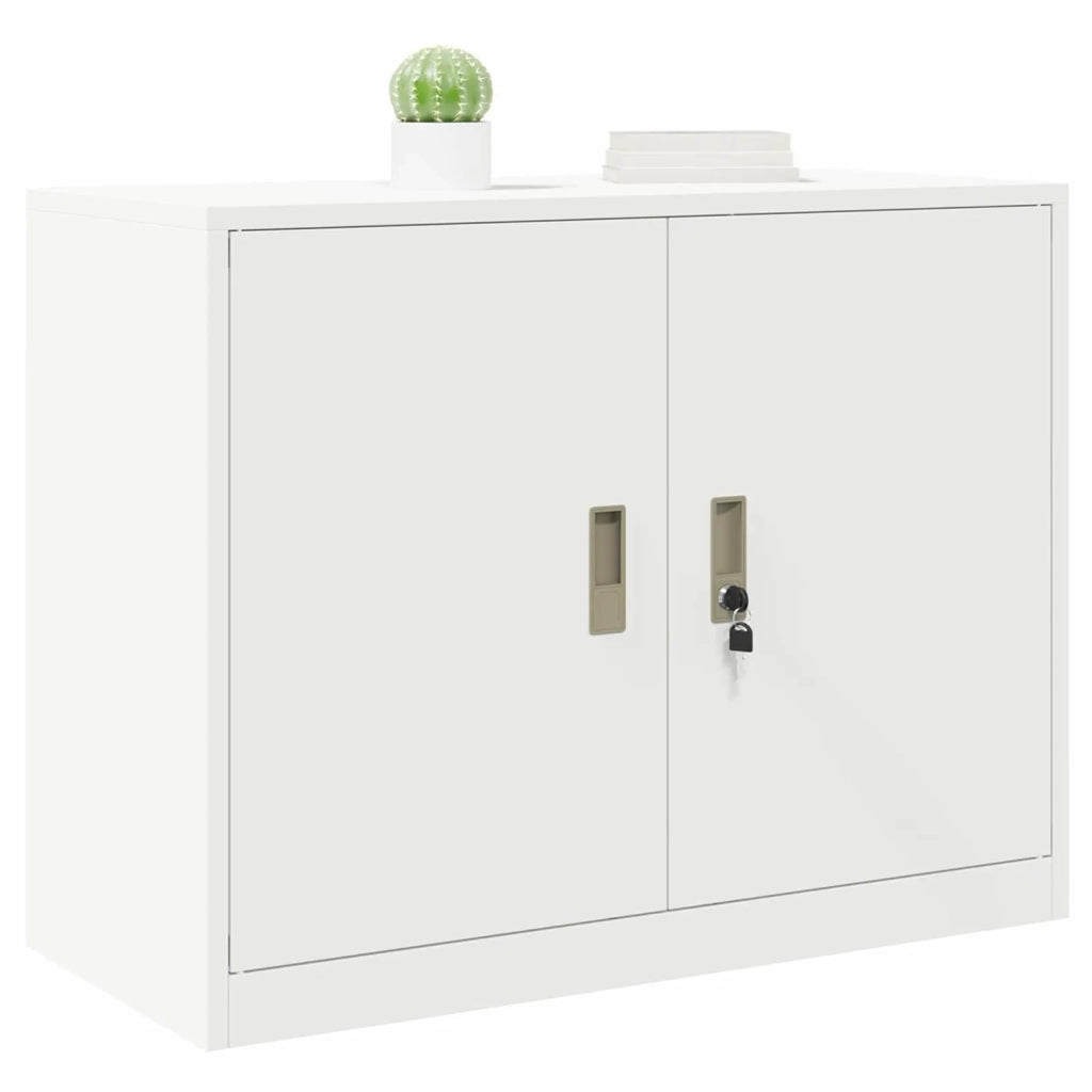 Armadio Bianco 90 x 40 x 70 cm Acciaio CFW4294976