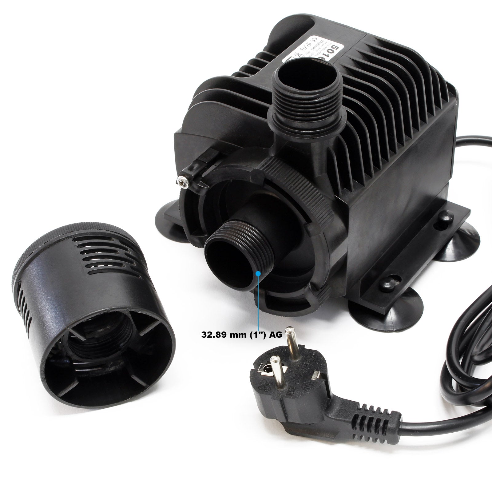 Pompa per stagni e ruscelli fino a 4.000 l/h 65W Skimmer