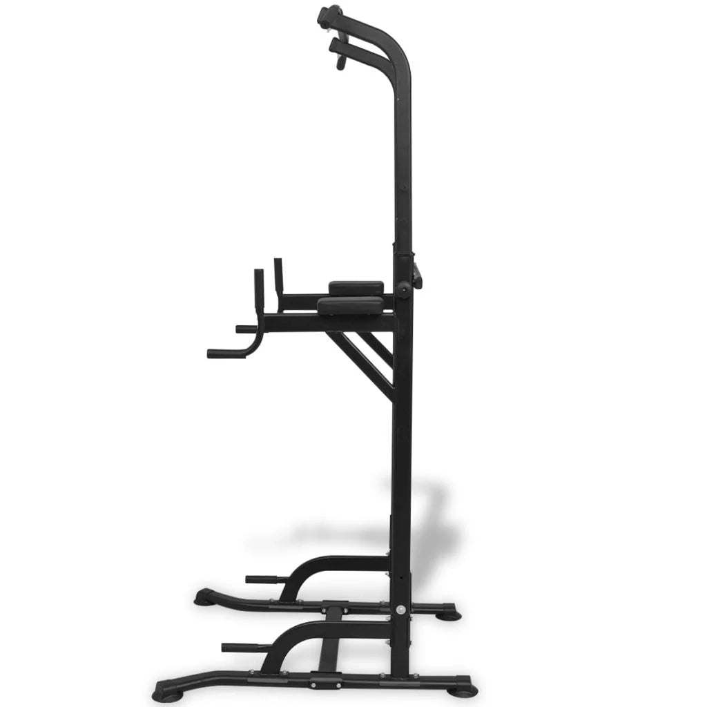 Torre di sollevamento pesi 182 - 235 cm sport fitness nero 02_0000039