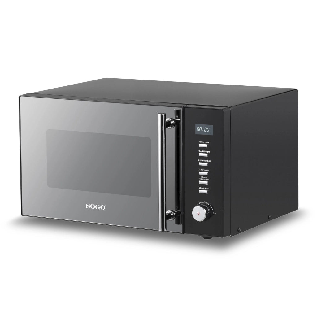 Forno microonde con grill e convezione 25L, 1950W con 8 programmi automatici e timer 95 min display LED - Sogo