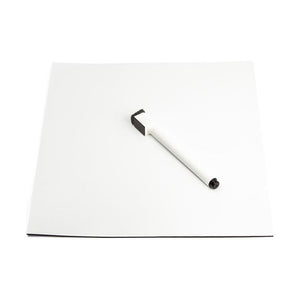 StarTech.com, Tappetino Magnetico da Lavoro, 24x27cm, Antiscivolo, Nero e Bianco