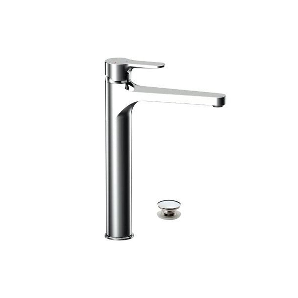 Rubinetto a risparmio energetico per lavabo con o senza piletta click clack winner