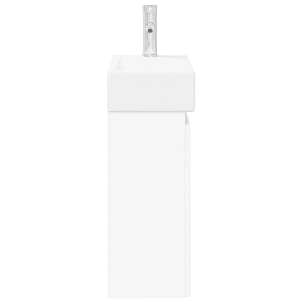 Mobile bagno con rubinetto Bianco 45,5 x 22,5 x 84 cm 889451
