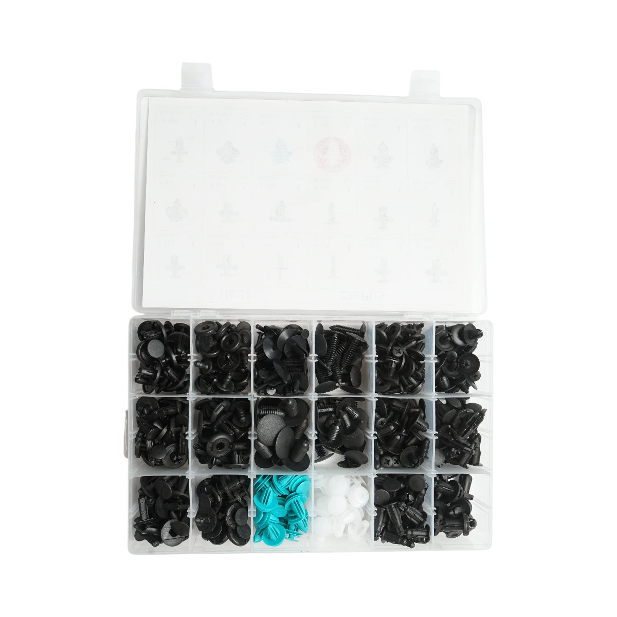 Kit clip in plastica universale per auto 299 pezzi