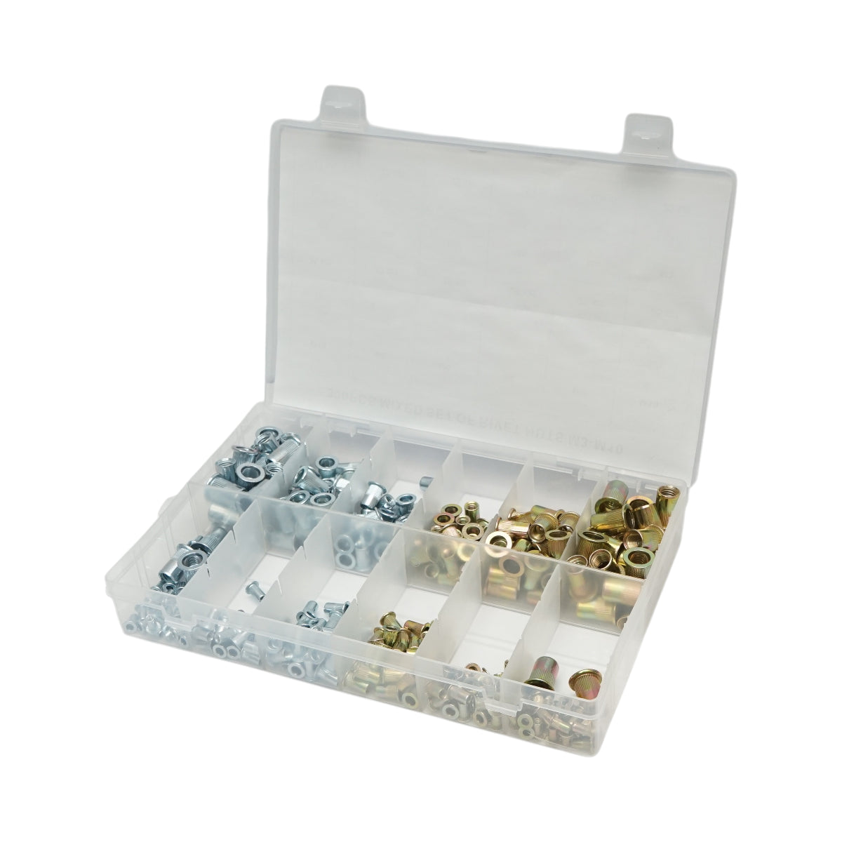 Kit dadi rivettati con collare M3-M10 300 pezzi