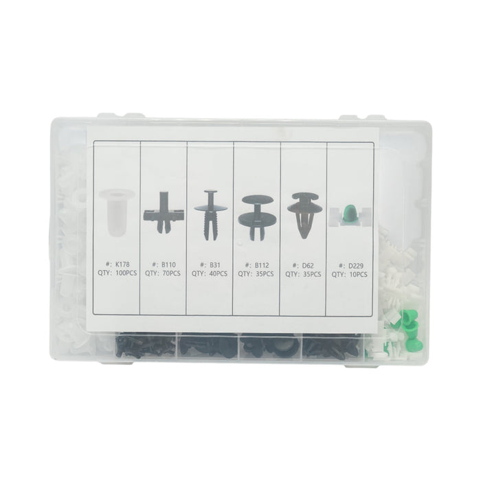 Kit di clip in plastica per auto BMW da 290 pezzi