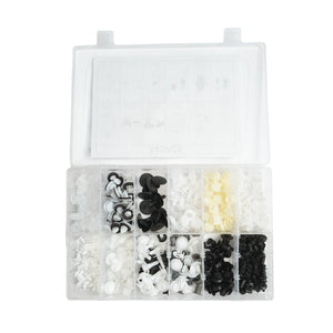 Kit di clip in plastica per auto Peugeot 345 pezzi