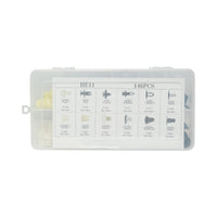 Kit di clip in plastica per auto Toyota da 146 pezzi