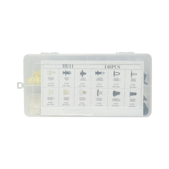 Kit di clip in plastica per auto Toyota da 146 pezzi