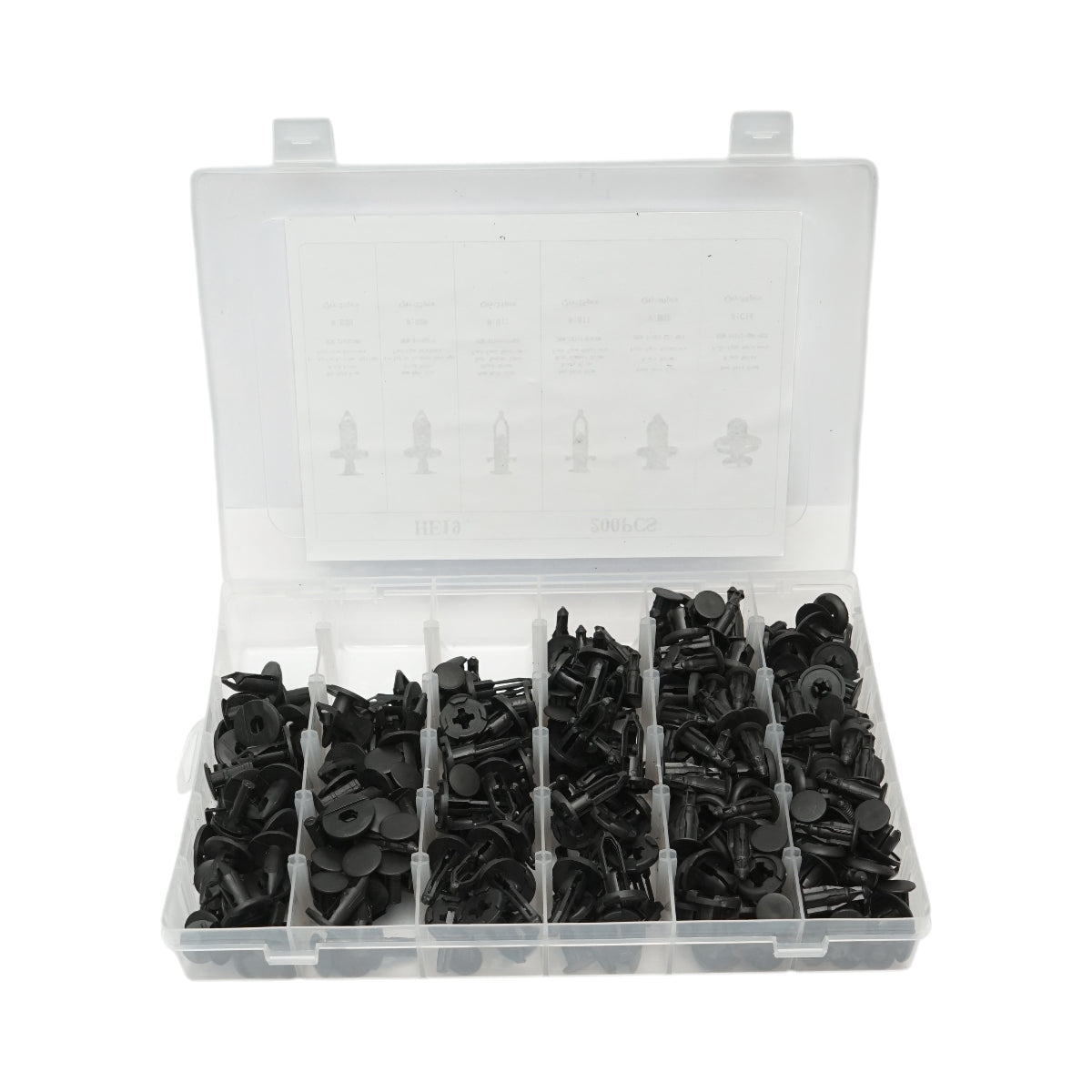 Kit di clip in plastica universali per auto da 200 pezzi