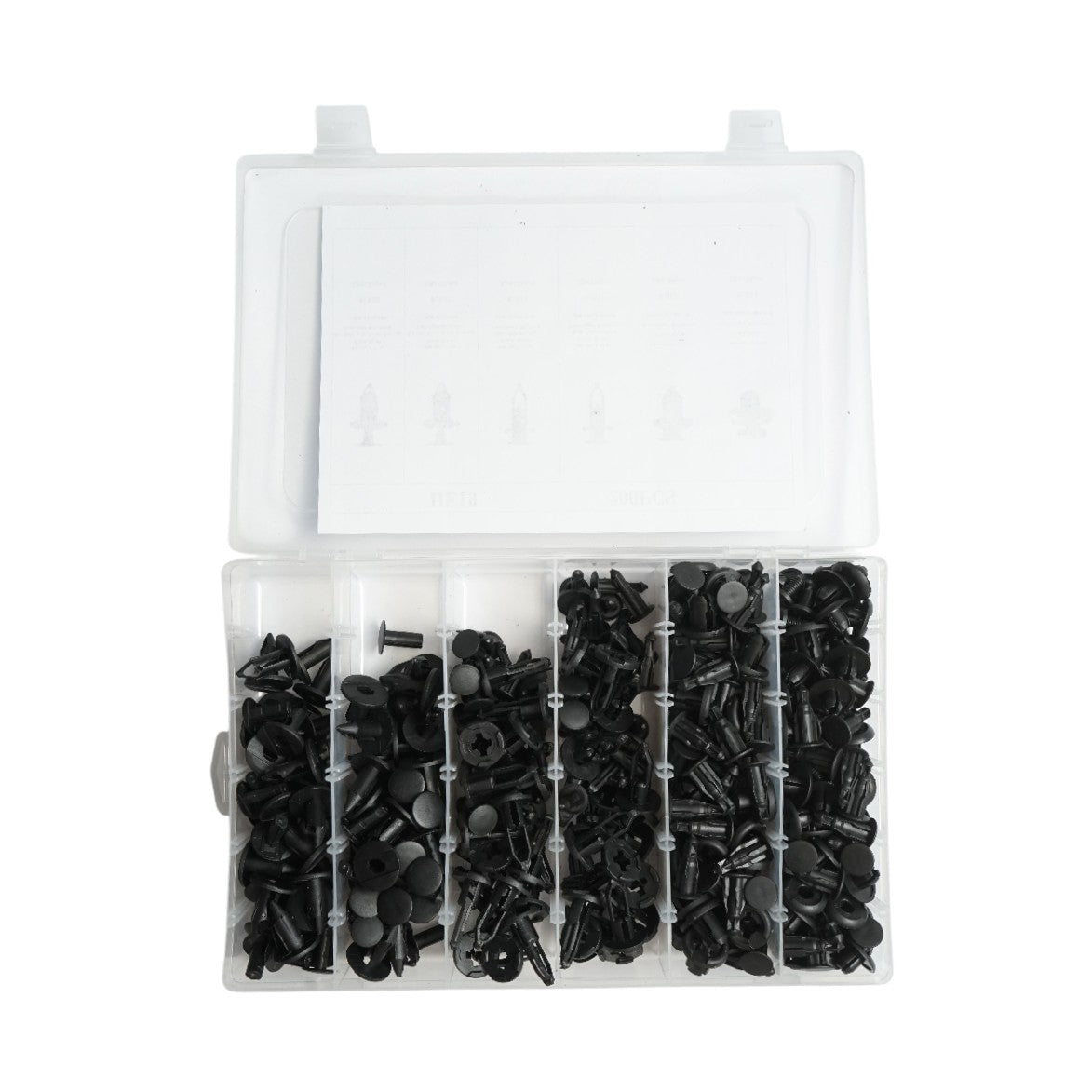 Kit di clip in plastica universali per auto da 200 pezzi