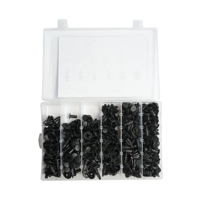 Kit di clip in plastica universali per auto da 200 pezzi