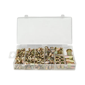 Kit di dadi per rivetti a collare da 200 pezzi