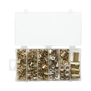 Kit di dadi per rivetti a collare da 200 pezzi