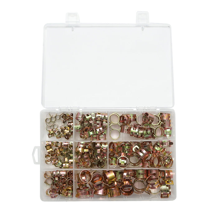 Kit di morsetti a molla in metallo 6,5-18 mm 160 pezzi