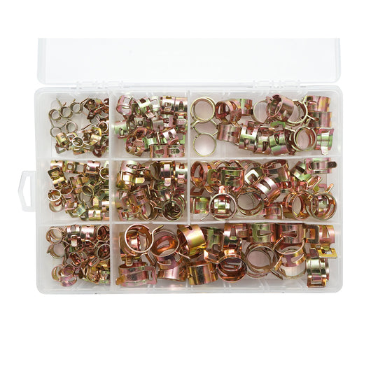 Kit di morsetti a molla in metallo 6,5-18 mm 160 pezzi