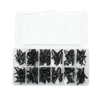 Kit di rivetti in plastica universali per auto da 115 pezzi