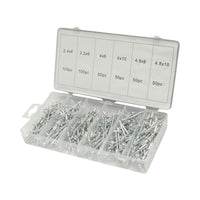 Kit di rivetti pop in alluminio 2,4-4,8 mm 400 pezzi