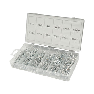 Kit di rivetti pop in alluminio 2,4-4,8 mm 400 pezzi