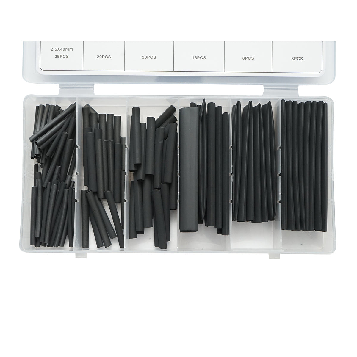 Kit di tubi termorestringenti Varnish 127 pezzi