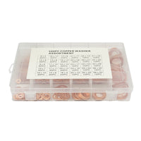 Kit rondelle in rame 580 pezzi (fi4x8 --- fi30x36)