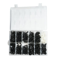 Kit universale di clip in plastica per auto da 350 pezzi