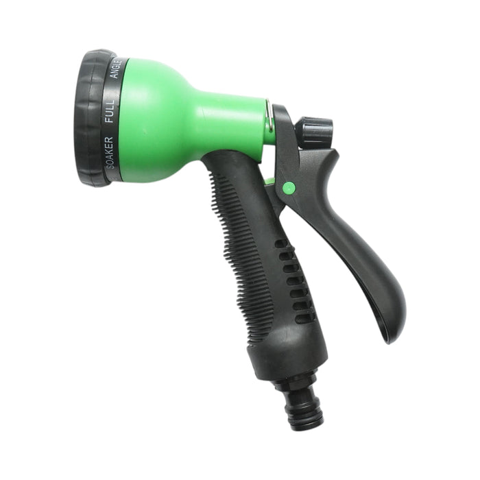 Pistola a spruzzo regolabile a 8 vie per tubo da giardino, attacco rapido da 1/2