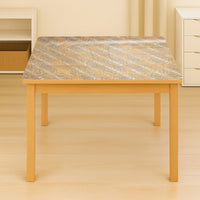 Rotolo pellicola protettiva per tavolo in PVC siliconato – modello rose Materiale: PVC siliconato trasparente  Dimensioni rotolo: 0,80 × 20 m Breckner Germany