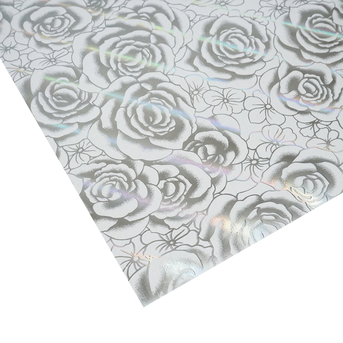 Rotolo pellicola protettiva per tavolo in PVC siliconato – modello rose Materiale: PVC siliconato trasparente  Dimensioni rotolo: 0,80 × 20 m Breckner Germany