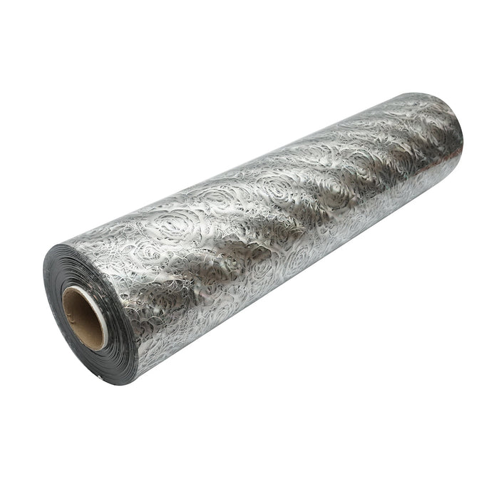 Rotolo pellicola protettiva per tavolo in PVC siliconato – modello rose Materiale: PVC siliconato trasparente  Dimensioni rotolo: 0,80 × 20 m Breckner Germany