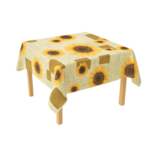 Rotolo tovaglia decorativa in PVC – modello girasole Materiale: PVC con supporto tessile (45 g/m²)  Dimensioni rotolo: 1,37 × 20 m Breckner Germany