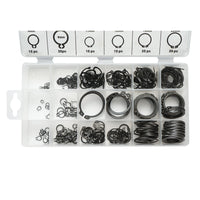 Set anelli di sicurezza Seeger esterni 3–32 mm, 300 pezzi