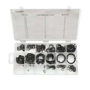 Set anelli di sicurezza Seeger interni 3–32 mm, 300 pezzi