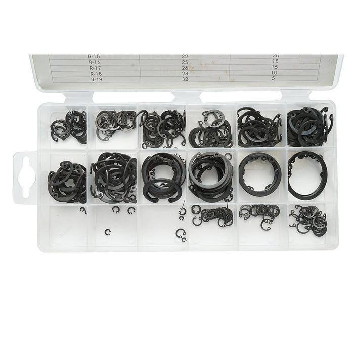Set anelli di sicurezza Seeger interni 3–32 mm, 300 pezzi