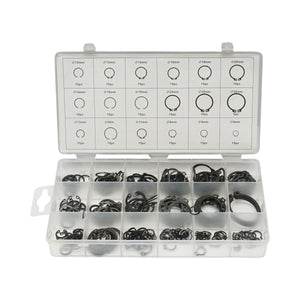 Set anelli di sicurezza Seeger interni ed esterni 6–32 mm, 225 pezzi