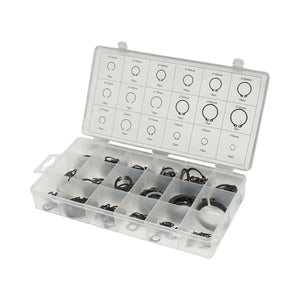 Set anelli di sicurezza Seeger interni ed esterni 6–32 mm, 225 pezzi