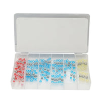 Set connettori termorestringenti con anello di stagno 0.5–6 mm², 100 pezzi