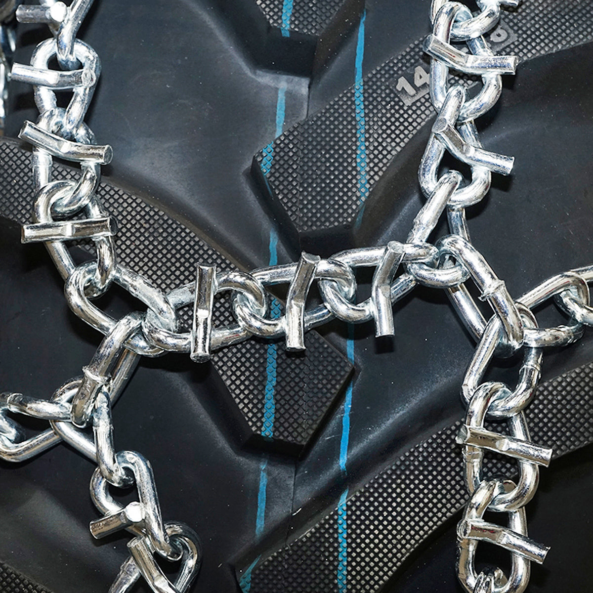 Set di catene antiscivolo tipo maglia V-BAR 1400/38 maglia 9mm