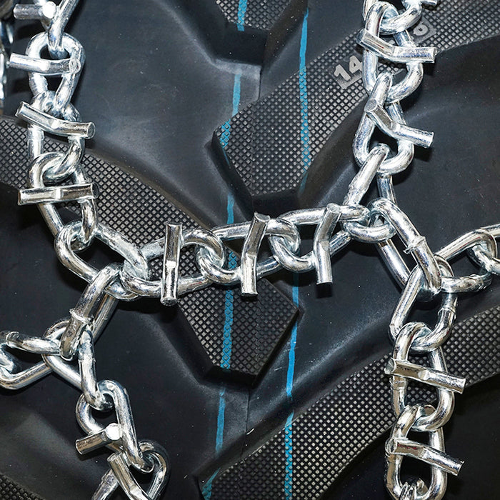 Set di catene antiscivolo tipo maglia V-BAR 1400/38 maglia 9mm