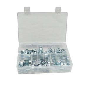 Set fascette metalliche con orecchie 5–27 mm, 175 pezzi