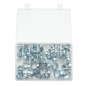 Set fascette metalliche con orecchie 5–27 mm, 175 pezzi