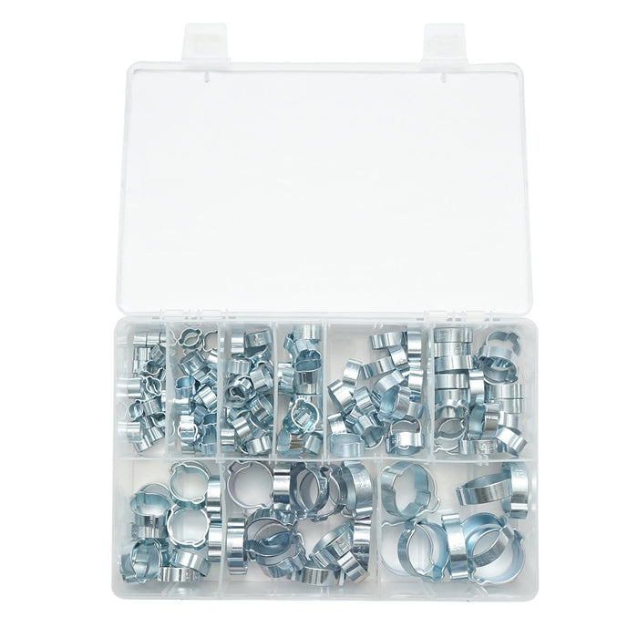 Set fascette metalliche con orecchie 5–27 mm, 175 pezzi