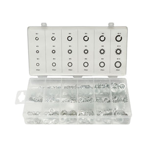 Set rondelle Grover e dentate interne/esterne – 720 pezzi