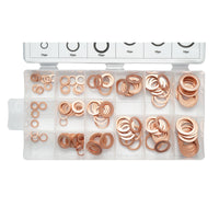 Set rondelle in rame 5–17,5 mm, 150 pezzi