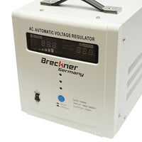 Stabilizzatore di tensione automatico 10000VA con relè monofase, 2 prese schuko 230V, display LCD Breckner Germany