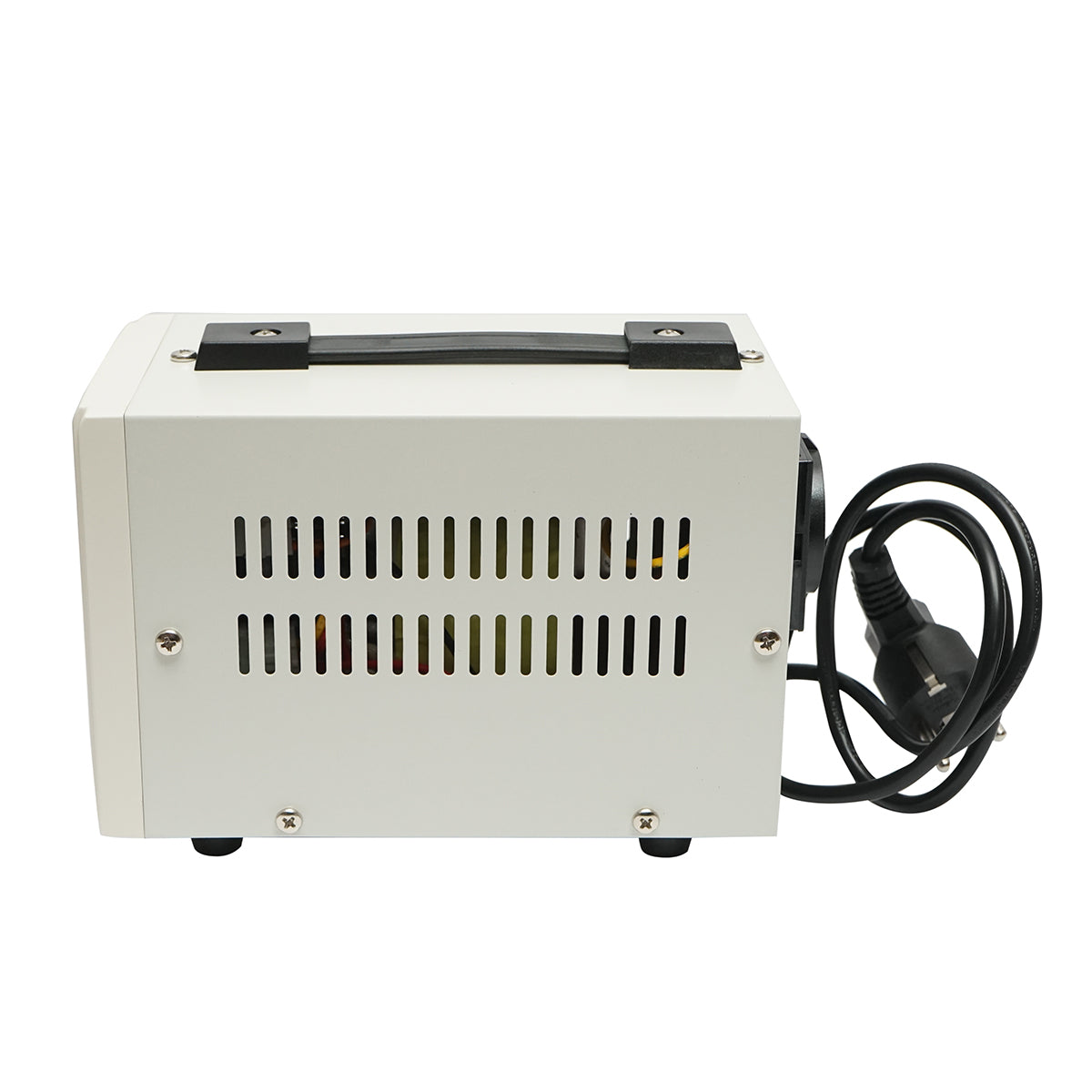 Stabilizzatore di tensione automatico 1000VA con relè monofase, 2 prese schuko 230V, display LCD Breckner Germany